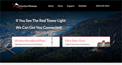 Desktop Screenshot of columbiawireless.ca